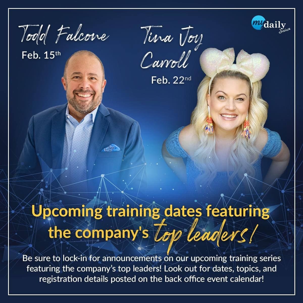 Upcoming February Trainings from Corporate MDC