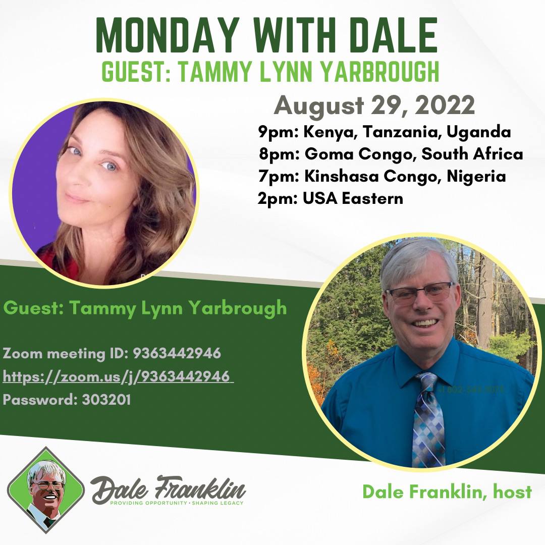Monday with Dale: Special Guest Tammy Lynn Yarbrough, 8.29.22