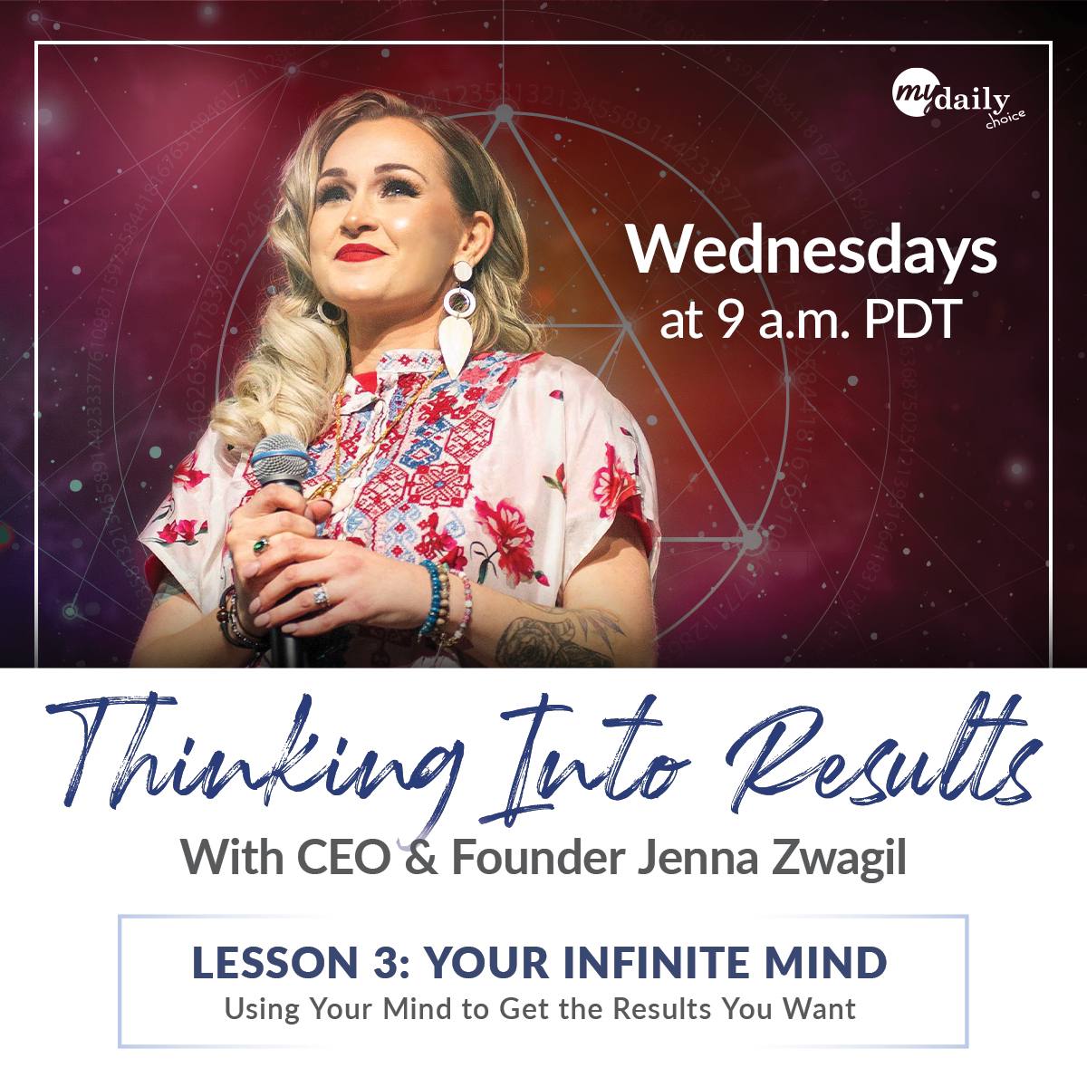 Thinking Into Results with Jenna Zwagil, Lesson 3, 8.31.22